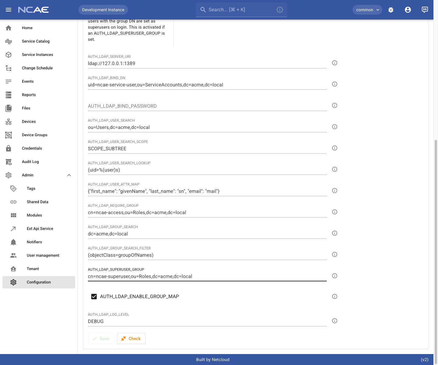 LDAP configuration with AUTH_LDAP_GROUP_SEARCH and group mapping enabled