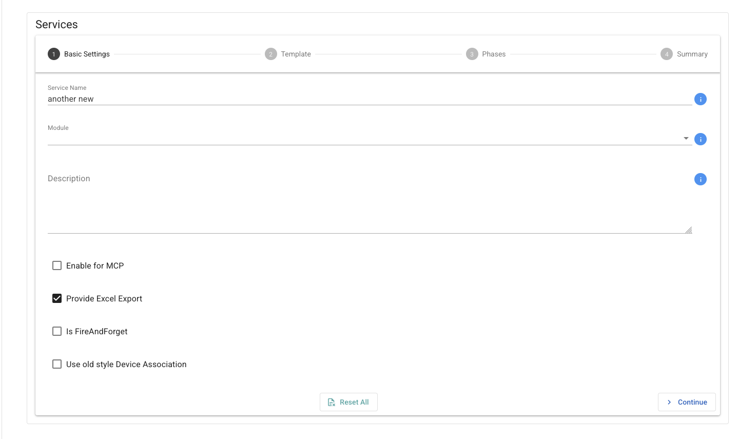 Enable for MCP option in a service’s Basic Settings