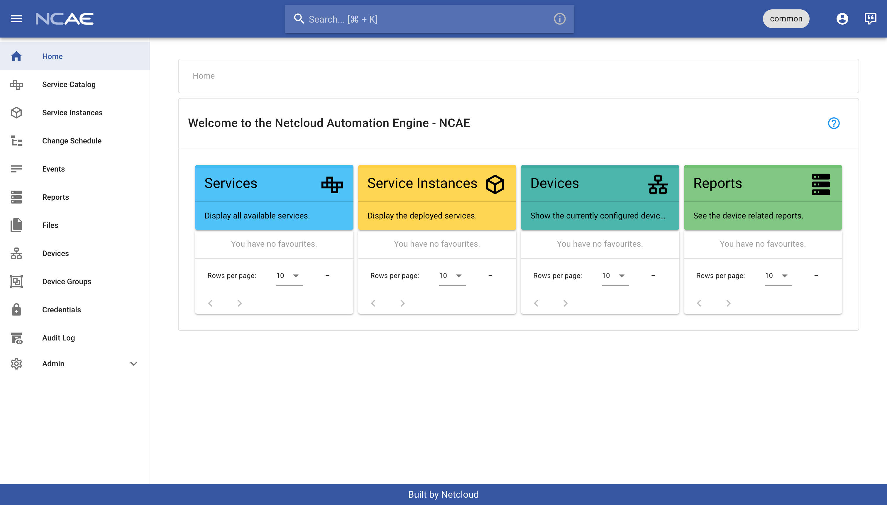 NCAE Dashboard